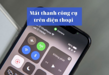 Khắc phục tình trạng mất thanh công cụ trên điện thoại